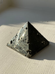 Pyrite pyramid
