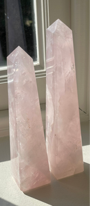 Rose Quartz Obelisk Point