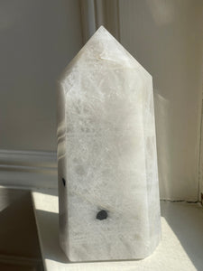 Tourmalinated Quartz Point 778g