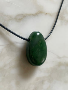 Green Jade (Grade A) pendant necklace