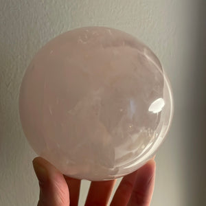Rose Quartz Crystal Sphere - Lemuria Store
