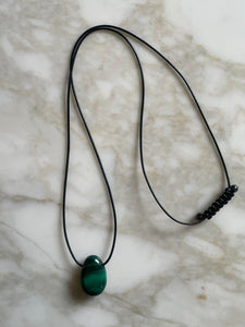 Malachite Pendant Necklace