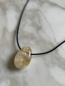 Citrine Pendant Necklace