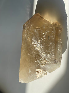 Raw Citrine Double Pointed with Cathedrals