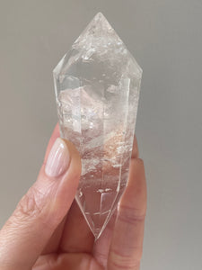 Clear Quartz Vogel Wand (12 facet)