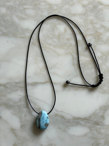 Larimar Pendant Necklace