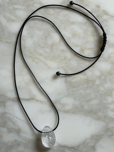 Clear Quartz Pendant Necklace