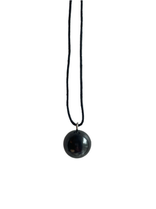 Shungite Pendant Sphere Necklace 1.6cm