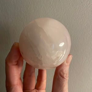 Rose Quartz Crystal Sphere - Lemuria Store