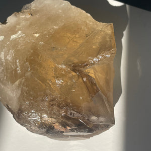 Raw Citrine Double Pointed with Cathedrals