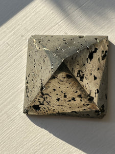 Pyrite pyramid