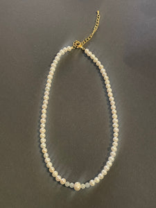 PEARL & AQUAMARINE NECKLACE - Lemuria Store