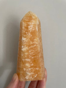 Orange Calcite Point - Lemuria Store