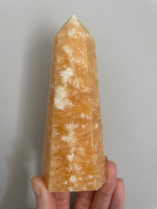 Orange Calcite Point - Lemuria Store