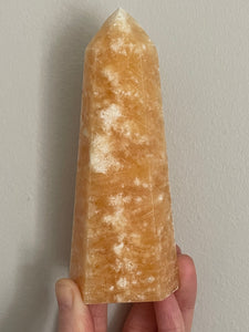 Orange Calcite Point - Lemuria Store