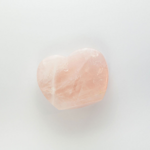 Rose Quartz Large Heart - Lemuria Store