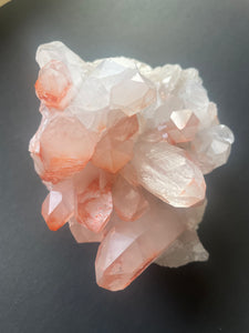 Pink Lemurian cluster - Lemuria Store