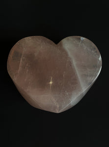 Rose Quartz Large Heart - Lemuria Store