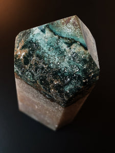 Pink Amethyst with Green Jasper - Lemuria Store